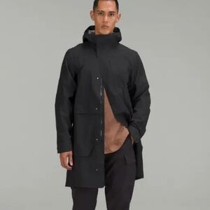 Lululemon Storm Field Stretch Seal Hooded Rain Trench